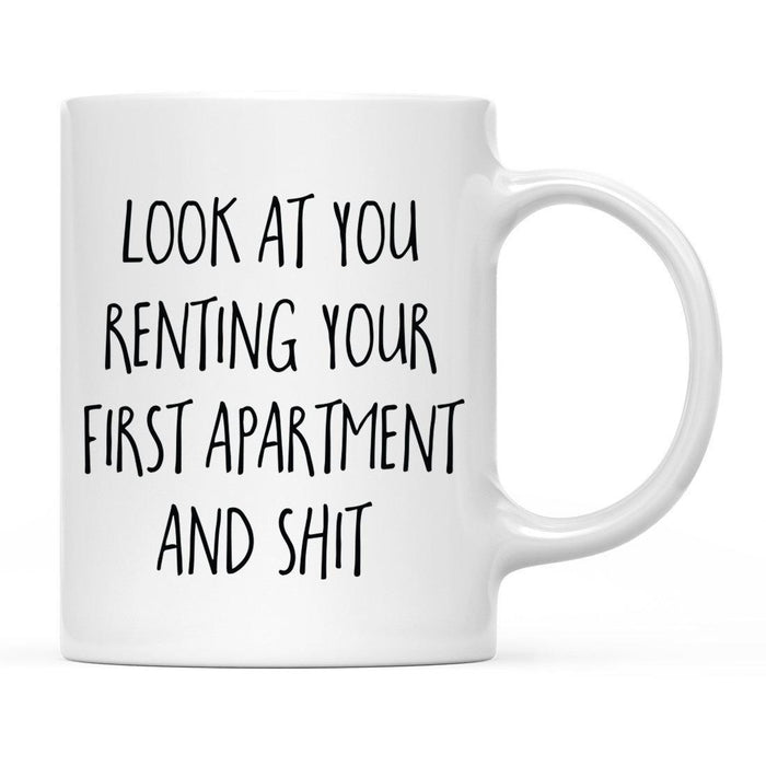 Look At You Being a Badass And Shit Milestones Ceramic Coffee Mug -Set of 1-Andaz Press-Renting-