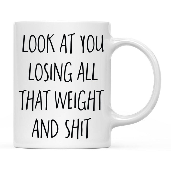 Look At You Being a Badass And Shit Milestones Ceramic Coffee Mug -Set of 1-Andaz Press-Weight-