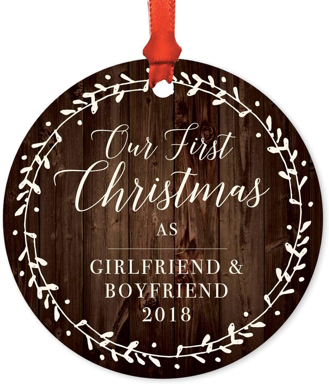 Boyfriend girlfriend christmas sales ornaments