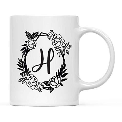 Minimal Geometric Roses Design Coffee Mug Collection-Set of 1-Andaz Press-H-