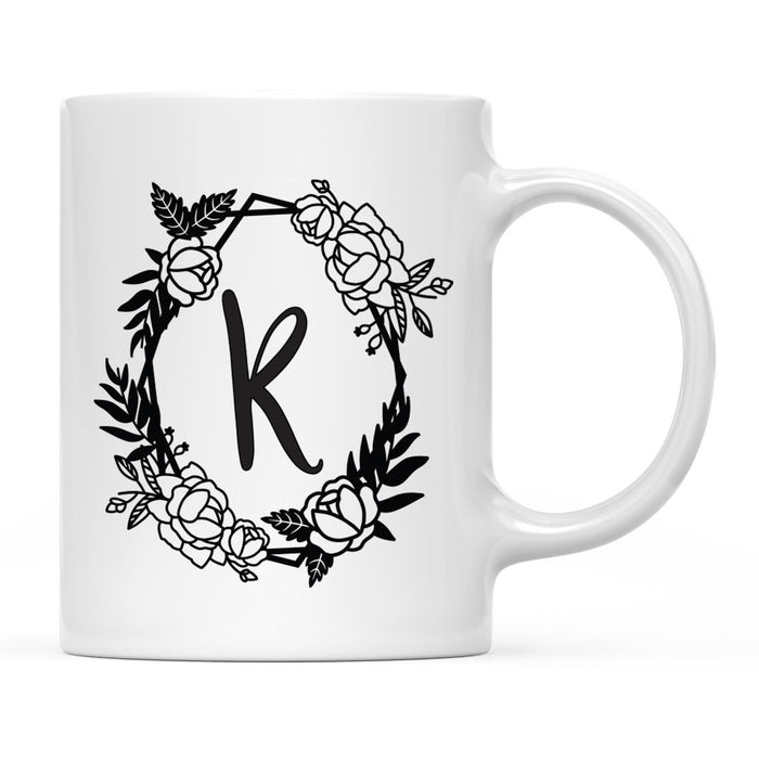 Minimal Geometric Roses Design Coffee Mug Collection-Set of 1-Andaz Press-K-