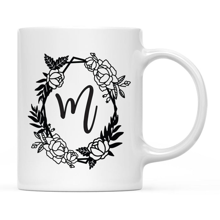 Minimal Geometric Roses Design Coffee Mug Collection-Set of 1-Andaz Press-M-