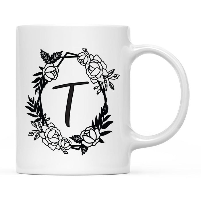 Minimal Geometric Roses Design Coffee Mug Collection-Set of 1-Andaz Press-T-