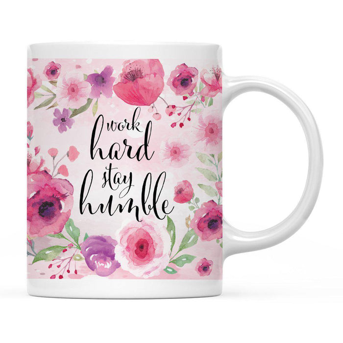 Motivational Script Coffee Mug Collection-Set of 1-Andaz Press-Stay Humble-