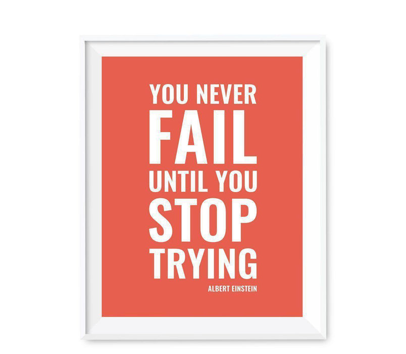 Motivational Wall Art, Inspirational Quotes for Home Office-Set of 1-Andaz Press-Don't Make Me Walk When I Can Fly-