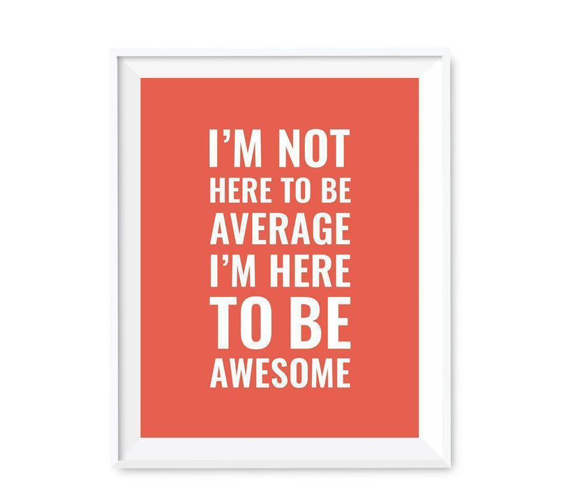 Motivational Wall Art, Inspirational Quotes for Home Office-Set of 1-Andaz Press-Don't Make Me Walk When I Can Fly-