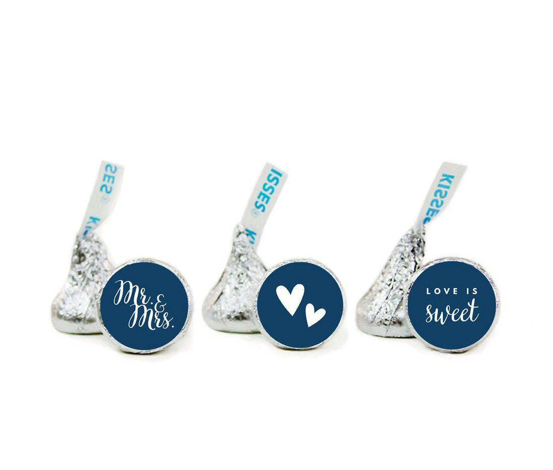 Mr. & Mrs. Hershey's Kisses Stickers