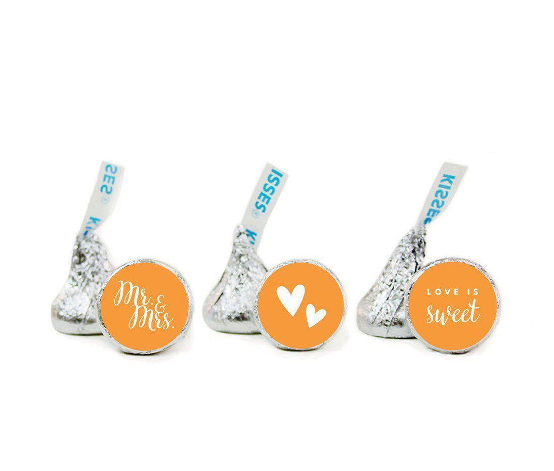 Mr. & Mrs. Hershey's Kisses Stickers