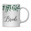 Natural Greenery Green Leaves Wedding Coffee Mug-Set of 1-Andaz Press-Bride-