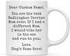 Personalized Funny Dog Mom Coffee Mug Gag Gift Best Bedlington Terrier Dog Mom Bite in Ass and Run to You-Set of 1-Andaz Press-