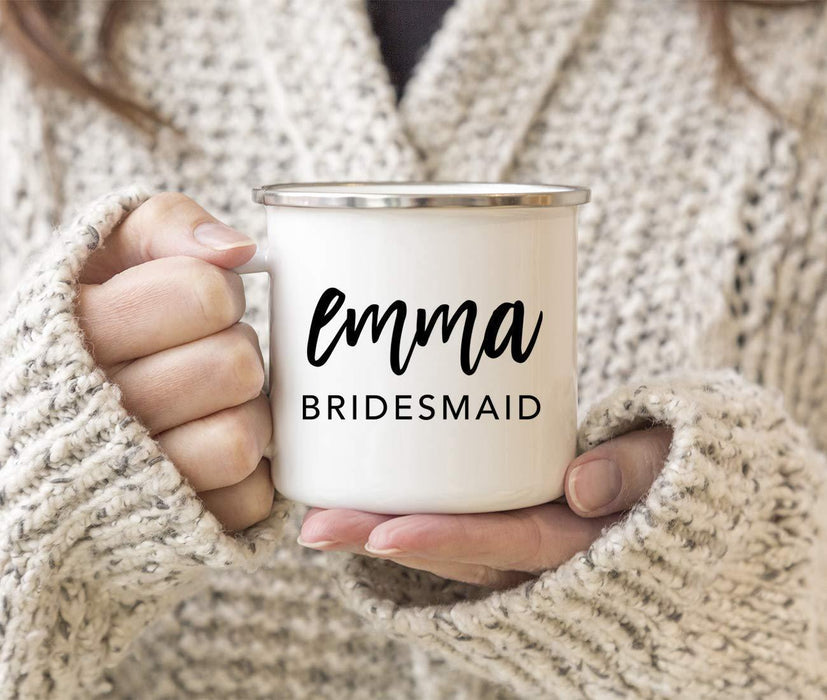 Personalized Wedding Party Campfire Mug Gift Bridesmaid Emma-Set of 1-Andaz Press-