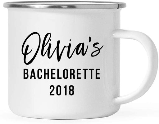 Personalized Wedding Party Campfire Mug Gift Olivia's Bachelorette-Set of 1-Andaz Press-