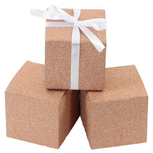 Real Glitter Favor Box-Set of 50-Andaz Press-