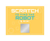 Robot Birthday Games & Activities, Scratch Off Winner Game Cards-Set of 30-Andaz Press-