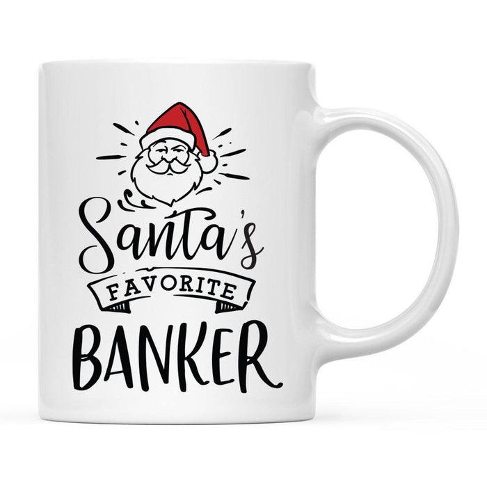 Santa's Favorite Careers Coffee Mug Collection 1-Set of 1-Andaz Press-Bankers-