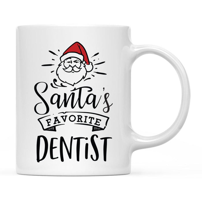 Santa's Favorite Careers Coffee Mug Collection 1-Set of 1-Andaz Press-Dentist-