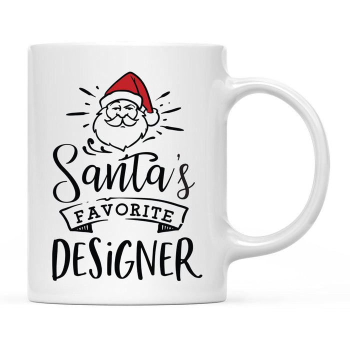 Santa's Favorite Careers Coffee Mug Collection 1-Set of 1-Andaz Press-Designer-