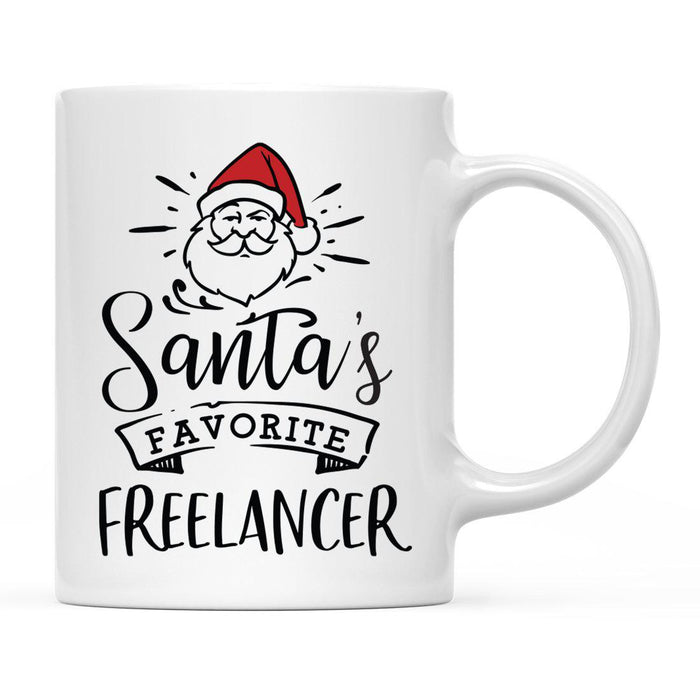 Santa's Favorite Careers Coffee Mug Collection 1-Set of 1-Andaz Press-Freelancer-