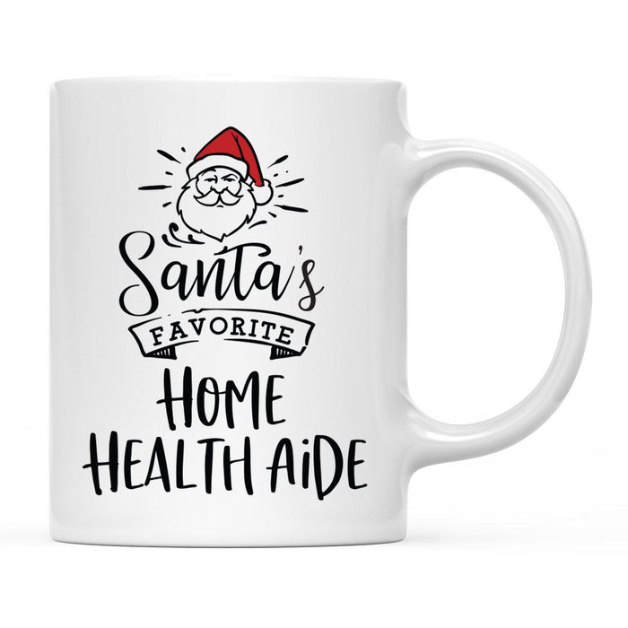 Santa's Favorite Careers Coffee Mug Collection 1-Set of 1-Andaz Press-Home Health Aide-