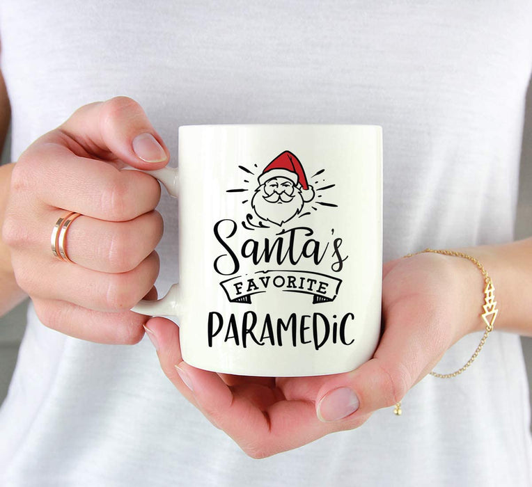 Santa's Favorite Careers Coffee Mug Collection 2-Set of 1-Andaz Press-Paramedic-