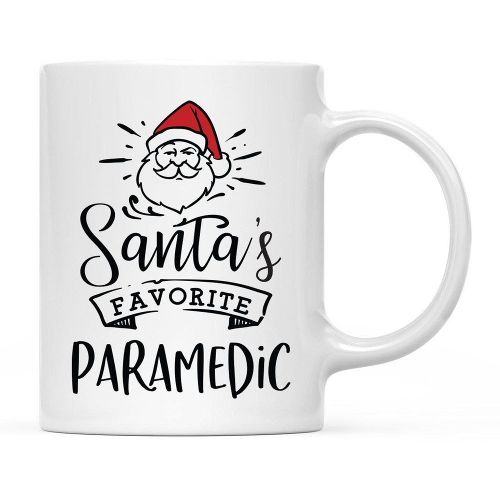 Santa's Favorite Careers Coffee Mug Collection 2-Set of 1-Andaz Press-Paramedic-