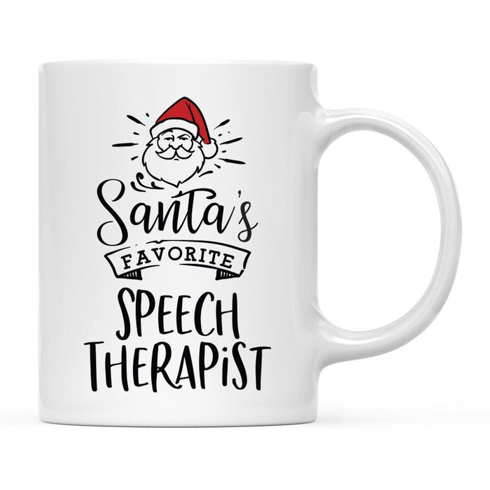 Santa's Favorite Careers Coffee Mug Collection 2-Set of 1-Andaz Press-Speech Therapists-