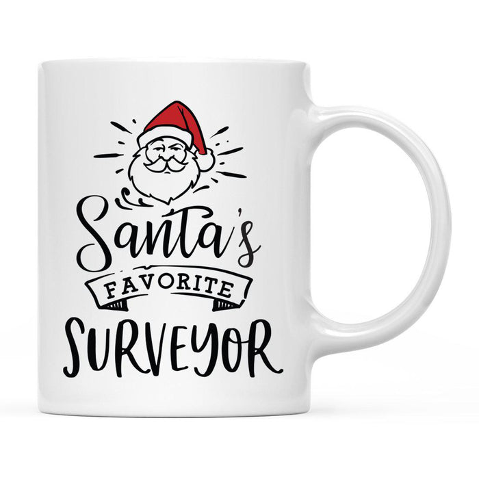 Santa's Favorite Careers Coffee Mug Collection 2-Set of 1-Andaz Press-Surveyors-