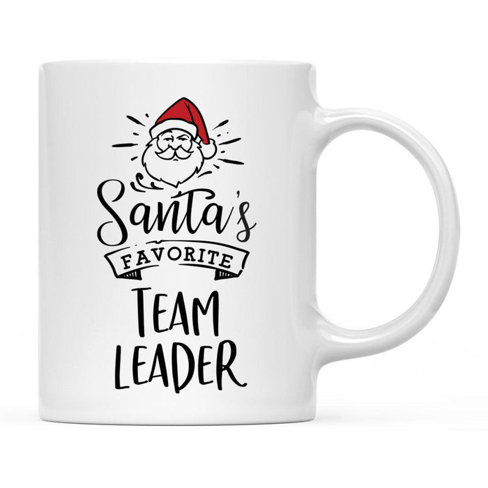 Santa's Favorite Careers Coffee Mug Collection 2-Set of 1-Andaz Press-Team Leaders-