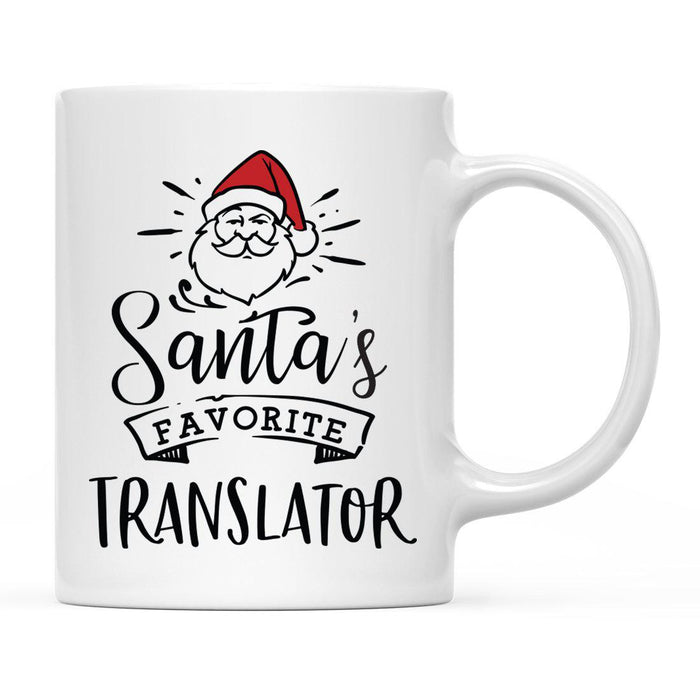 Santa's Favorite Careers Coffee Mug Collection 2-Set of 1-Andaz Press-Translators-