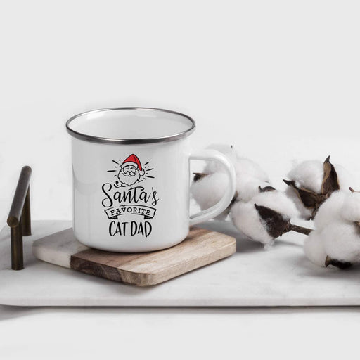 Santa's Favorite Dog Cat Campfire Mug Collection-Set of 1-Andaz Press-Cat Dad-