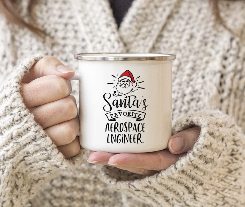 Santa's Favorite Engineer Campfire Mug Collection-Set of 1-Andaz Press-Aerospace Engineer-