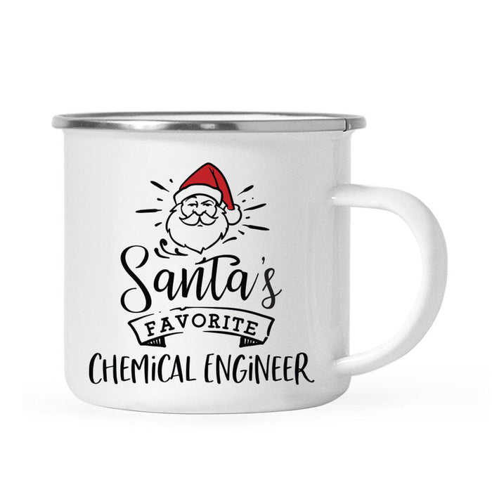 Santa's Favorite Engineer Campfire Mug Collection-Set of 1-Andaz Press-Chemical Engineer-