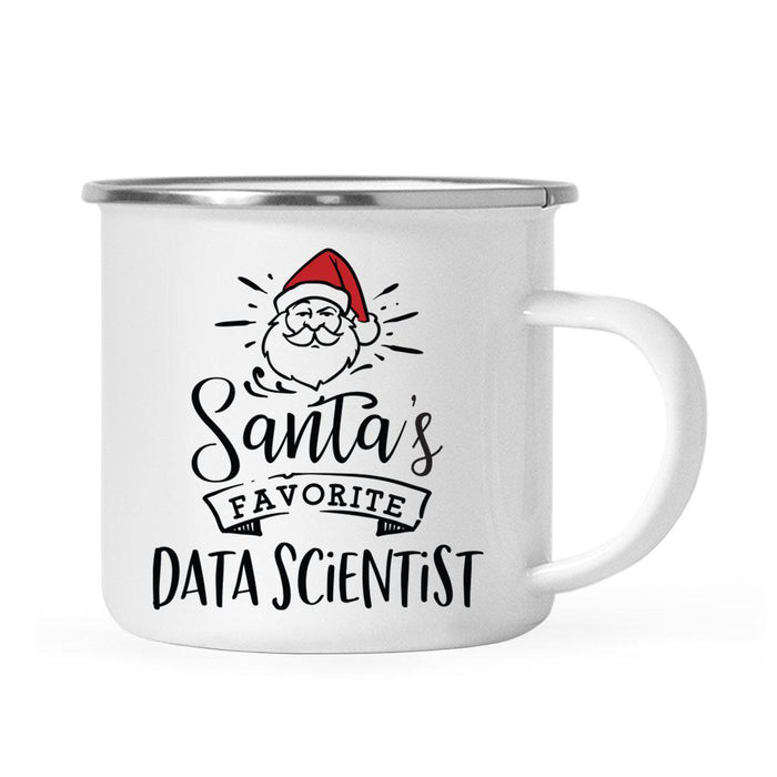 Santa's Favorite Engineer Campfire Mug Collection-Set of 1-Andaz Press-Data Scientist-