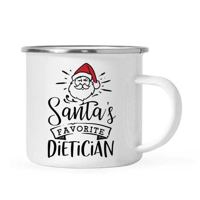 Santa's Favorite Gym Fitness Campfire Mug Collection-Set of 1-Andaz Press-Dietician-