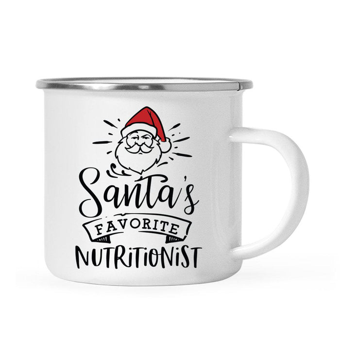 Santa's Favorite Gym Fitness Campfire Mug Collection-Set of 1-Andaz Press-Nutritionist-