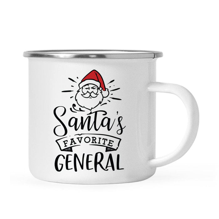 Santa's Favorite Military Campfire Mug Collection-Set of 1-Andaz Press-First Lieutenant-