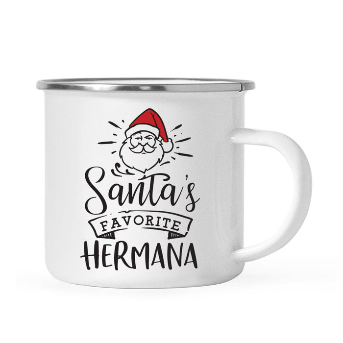 Santa's Favorite Spanish Family Campfire Mug Collection-Set of 1-Andaz Press-Hermana-