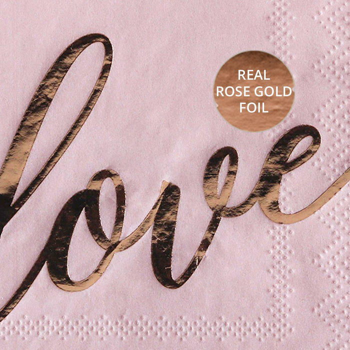 Scripted Love Cocktail Napkins-Set of 100-Andaz Press-