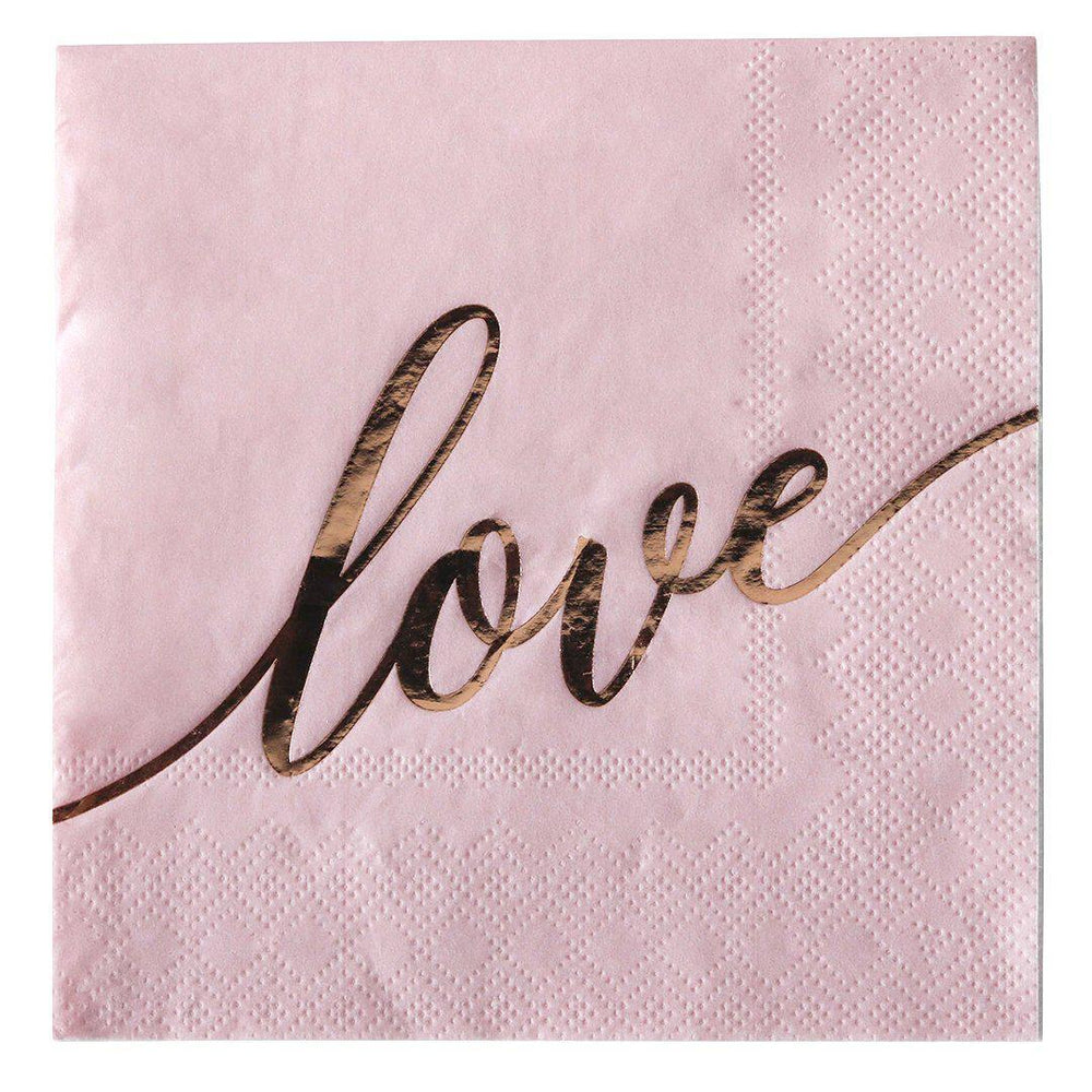 Scripted Love Cocktail Napkins-Set of 100-Andaz Press-