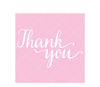 Sparkle Princess Birthday Square Gift Labels-Set of 40-Andaz Press-Thank You-