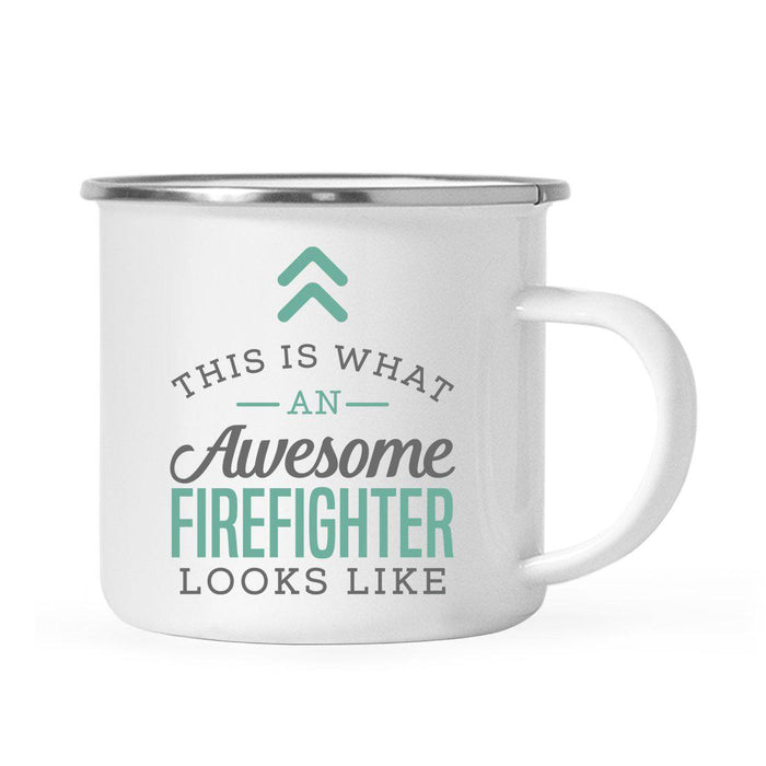 This is What an Awesome Looks Like Law Campfire Coffee Mug-Set of 1-Andaz Press-Firefighter-