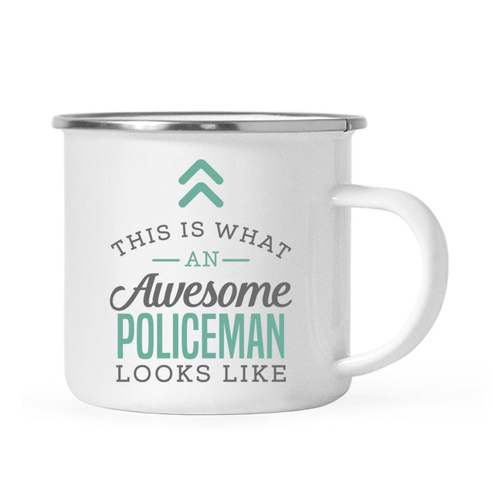 This is What an Awesome Looks Like Law Campfire Coffee Mug-Set of 1-Andaz Press-Policeman-