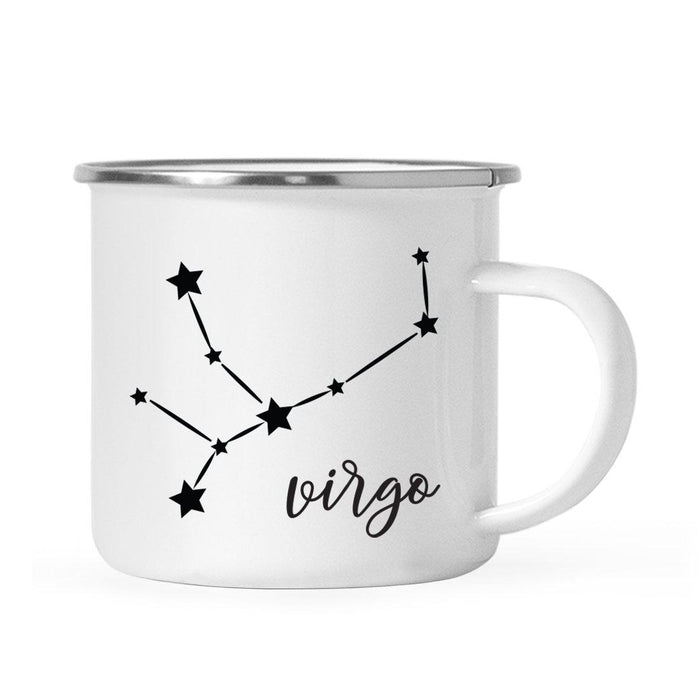 Zodiac Minimal Black Campfire Mug-Set of 1-Andaz Press-Virgo-